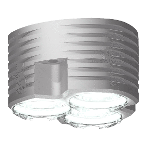 Lopolight Series 400-080-26 - 30W Deck/Spreader Light - White - Silver Housing 400-080-26