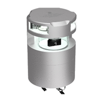 Lopolight Series 300-136 - 6NM Masthead Light & 3NM Navigation Light - Horizontal Mount - White - Silver Housing, 300-136+112G2