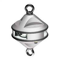 Lopolight Series 200-012 - Hoist Light - 2NM - White - Silver Housing, 200-012G2-H1C