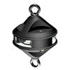 Lopolight Series 200-012 - Hoist Light - 2NM - White - Black Housing, 200-012G2-H1C-B