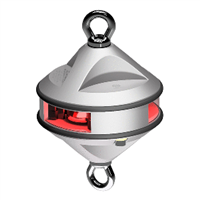 Lopolight Series 200-014 - Hoist Light - 2NM - Red - Silver Housing, 200-014G2-H1C