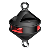 Lopolight Series 200-014 - Hoist Light - 2NM - Red - Black Housing, 200-014G2-H1C-B