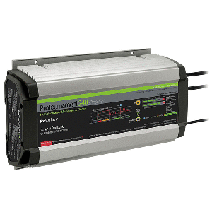 ProMariner ProTournament 240 Elite 12/24/36/48v 24 Amp, 120V Input 4-Bank On-Board Marine Battery Charger, 53244