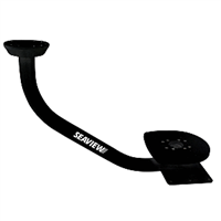 Seaview 28" Pre-Drilled Dual Mount for Open Array Radars Up to 4.5' - Black - Top Plate Required