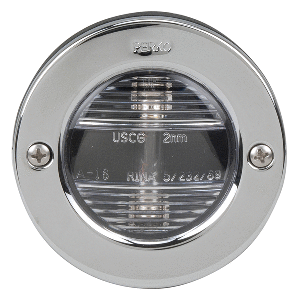 Perko Vertical Mount Stern Light 12VDC with STS Bezel 0946DP1STS