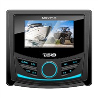 DS18 MRX150 2 Zone Marine & Powersports Head Unit with 3" Color TFT Display & Bluetooth - 4 x 40W