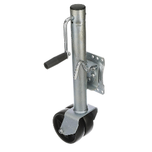Attwood Fold-Up Trailer Jack - 1500 lb Capacity - Dual Wheel 11126-4