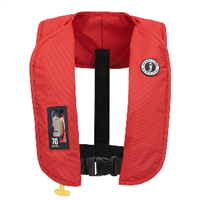 Mustang MIT 70 Manual Inflatable PFD - Red , MD4041-4-0-202