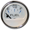 Faria Chesapeake White Stainless Steel Fuel Level Gauge 13801