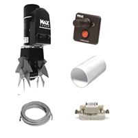 Max Power CT225 Electric 15.0kw/20HP 250mm Tunnel Thruster Package with 25m Cable 24V
