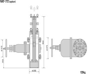 JRC NKF-772 Transducer for Speed Log