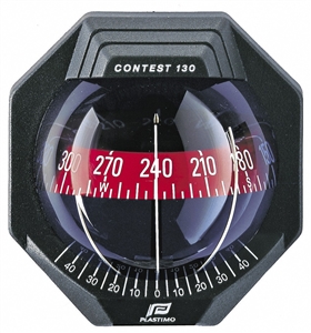 Plastimo Contest 130 Compass Black, Black card, 39669