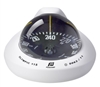 Plastimo Olympic 115 Compass, Single Zone, White, Black Flat Card 60996