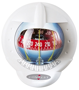 Plastimo Contest 101 Compass White, Red Card, 64417