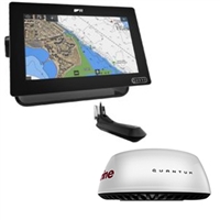 Raymarine Axiom+ 9 RV - 9" Chartplotter/Fishfinder with RV-100 Transom Mount Transducer & Radar Antenna