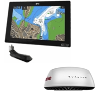 Raymarine Axiom+ 12 RV - 12" Chartplotter/Fishfinder with RV-100 Transom Mount Transducer & Radar Antenna