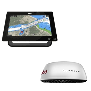 Raymarine Axiom+ 9 - 9" Multi Function Display Chartplotter (No Sounder) with North America Navionics+ Chart & Radar Antenna