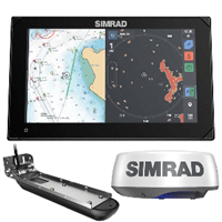 Simrad NSX 3009 Radar Bundle - HALO20+ Radar Dome & Active Imaging 3-in-1 Transducer