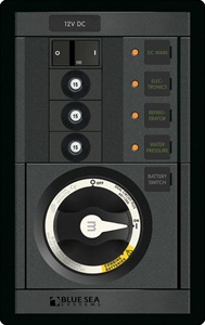Blue Sea DC M-Series Dual Circuit Plus & Main 3 Position CLB Vertical 1408