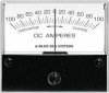 Blue Sea 8253 DC Zero Center Analog Ammeter, 2-3/4" Face, 100-0-100Aeres DC