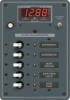 Blue Sea Panel DC 5 Position with Multimeter 8401