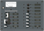 Blue Sea Panel 120VAC Stainless Steel 9 Position Voltmeter 8462