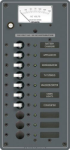 Blue Sea Panel 120VAC 10 Position & Voltmeter 8478