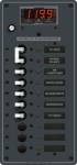 Blue Sea Panel AC Main & 8 Positions 220VAC (European) CE 8506