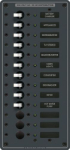 Blue Sea 8580 AC 13 Position 230V (European) Breaker Panel (White Switches)