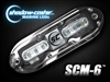 Shadow-Caster SCM-6 LED Underwater Light with 20' Cable, Stainless Steel Housing, Great White