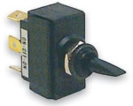 Sierra Toggle Switch, On (1)-Off-On(1 &2), DPDT Pole & Throw