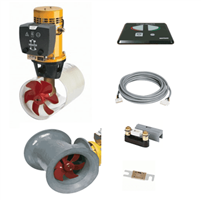 VETUS Stern Thruster Package 28548D 627 Lb, 48V, 16Kw, 21.5HP with Stern Kit, Control, Cable, Fuse