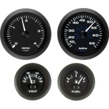 Sierra Premier Pro Series IB/Stern Drive 6 set(Speed, Tach, Fuel, V, Water temp, Oil Pressure) 62715P