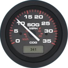 Sierra Amega 3" Speedometer GPS-35 MPH 781579035p