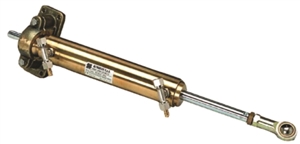 Uflex Brass Inboard Steering Cylinder, 2" Bore x 9" Stroke, 22.94 Cubic inches, UC378i