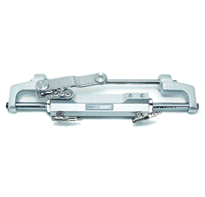 Uflex Silversteer Front Mount Port Hydraulic Steering Cylinder with Straight Arm, UC128SVS2