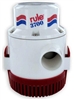Rule 3700 GPH Non-Automatic 1 1/2" Discharge 12V Bilge Pump, 14A