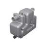 VETUS Plastic Waterlock Muffler LP30 Fixed Inlet for Inner Diameter Hose of 1 3/16"