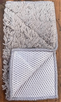 Goosie Grey ShaggieÂ® Boss by Janey Lynn's Designs.  The super soft multipurpose cloth that goes with EVERY decor.