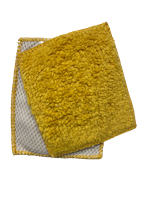 Spicy Mustard Shrubbies by Janey Lynn's Designs.  The super soft multipurpose cloth that goes with EVERY decor.