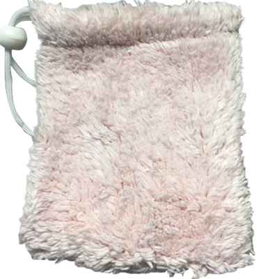 Barely Pink Shaggie Soap Sac