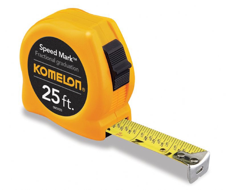 Komelon Stainless Steel Gripper 25-ft Tape Measure in the Tape Measures  department at