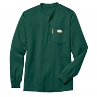 Rasco Henley Green T Shirt #FR0101GN