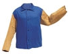 Flame Retardant Cotton Jacket/with Leather Sleeves #Till-9230