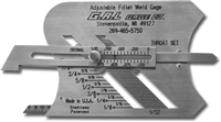 G.A.L Gage Adjustable Fillet Weld Gauge # Gal-3