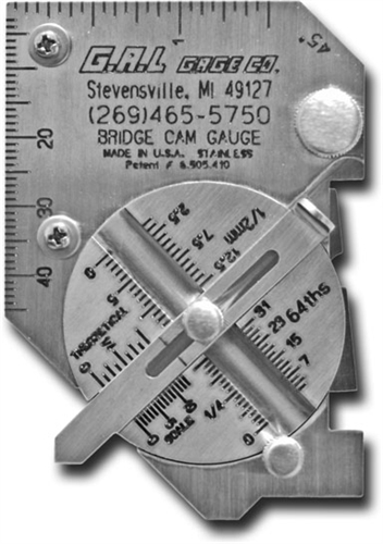 G.A.L. Gage Pocket Bridgecam Gauge # Gal-4a