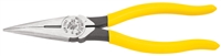 Klein 8" Heavy-Duty Long-Nose Pliers - Side-Cutting #D203-8