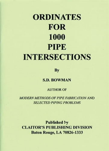 Ordinates For 1000 Pipe Intersections   #PBB6