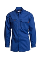 Royal Blue 7 OZ. Flame Retardant Shirt #Lapco-IRO7