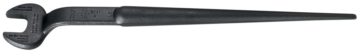 Klein Erection Wrench, 1/2 Bolt, for U.S. Heavy Nut #3210